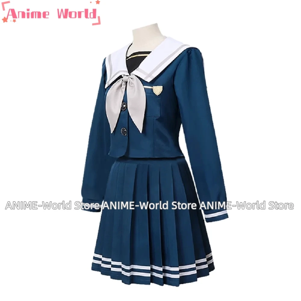 《Custom Size》Unisex Anime Cos Soyo Nagasaki Cosplay Costumes Sets Suit Student Uniform Dress Custom Size Wig