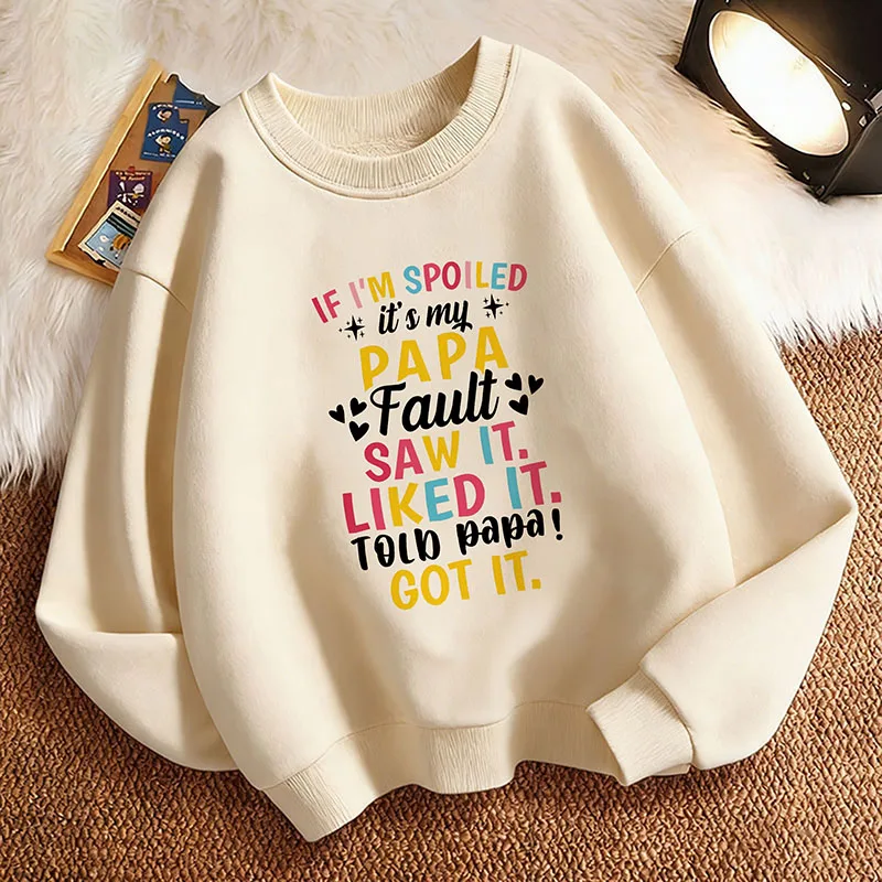 Pullover mit buntem Buchstaben-Print für Mädchen, süßer Harajuku-Hoodie für Jungen und Mädchen, lässige Frühlings-Hoodies für Kinder