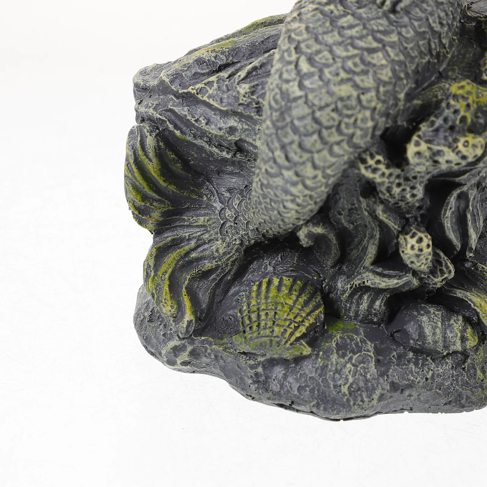 

Resin Mermaid Fish Tank Statue Decorative Aquarium Ornament for Home Office Desktop Tabletop Sand Landscape Decoration