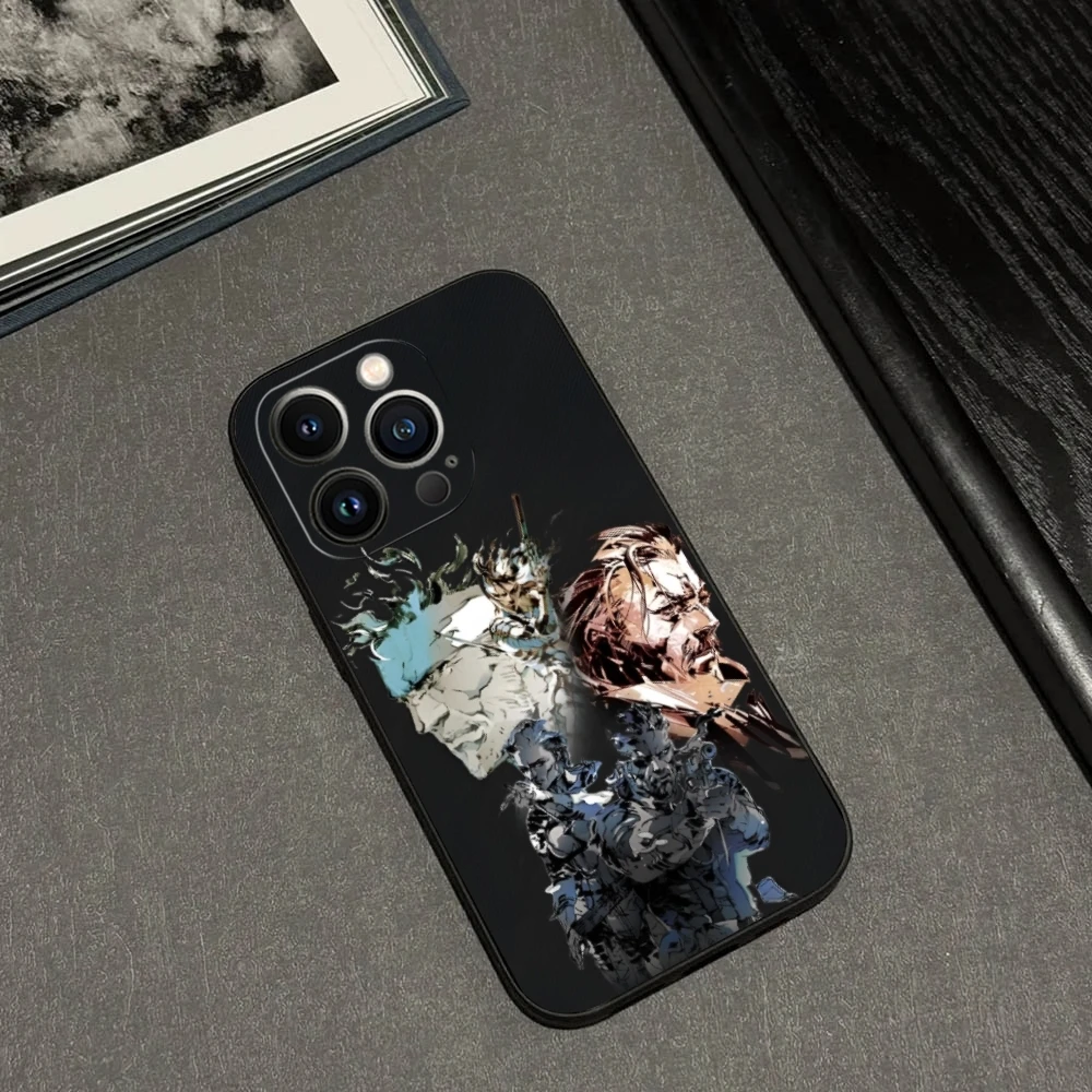 G-Game M-Metal G-Gear S-Solid Phone Case for iphone 15 14 13 12 11 Mini Pro Max Plus Shockproof Back Cover protective case