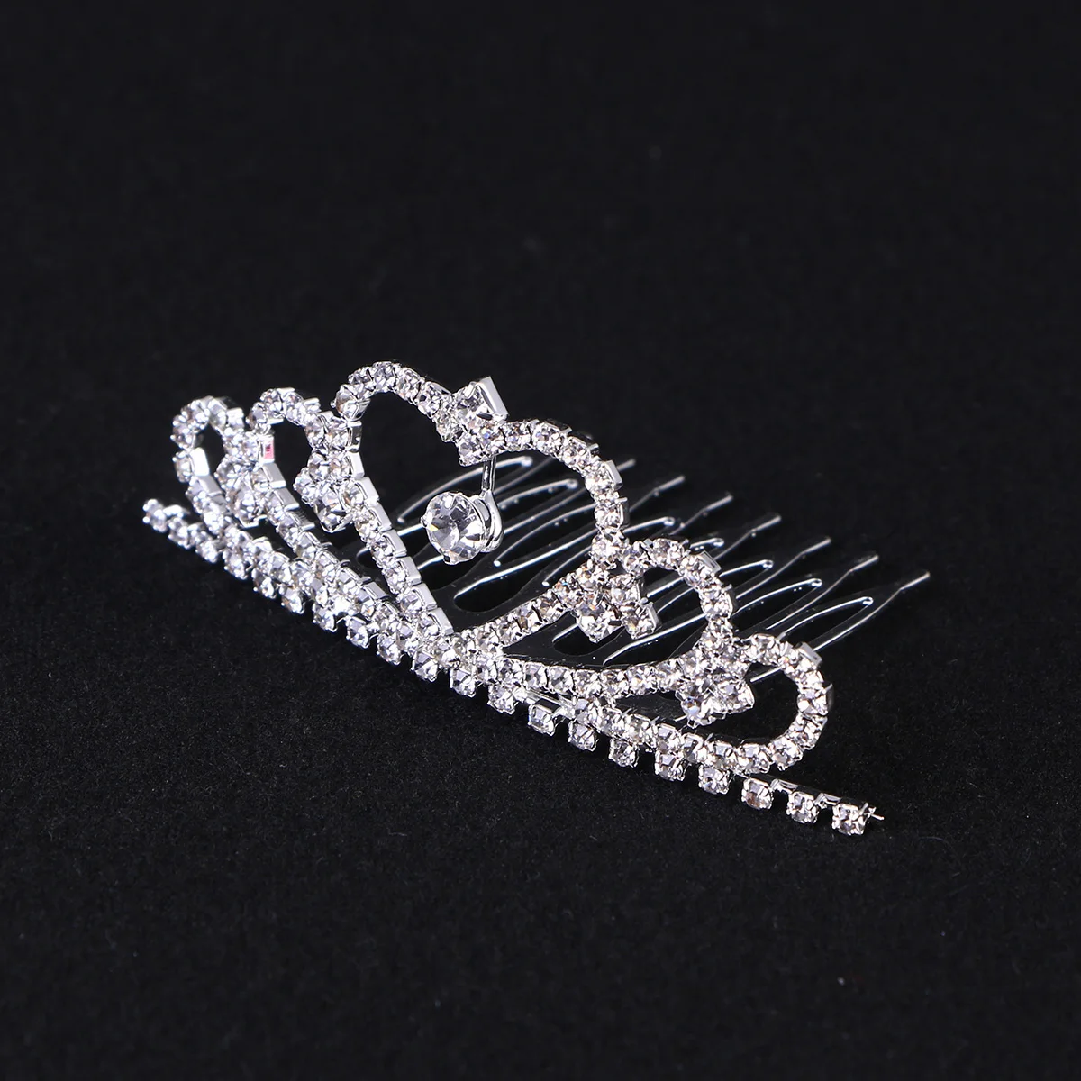 

Exquisite Children Comb Brilliant Rhinestone Hair Jewelry Decoration