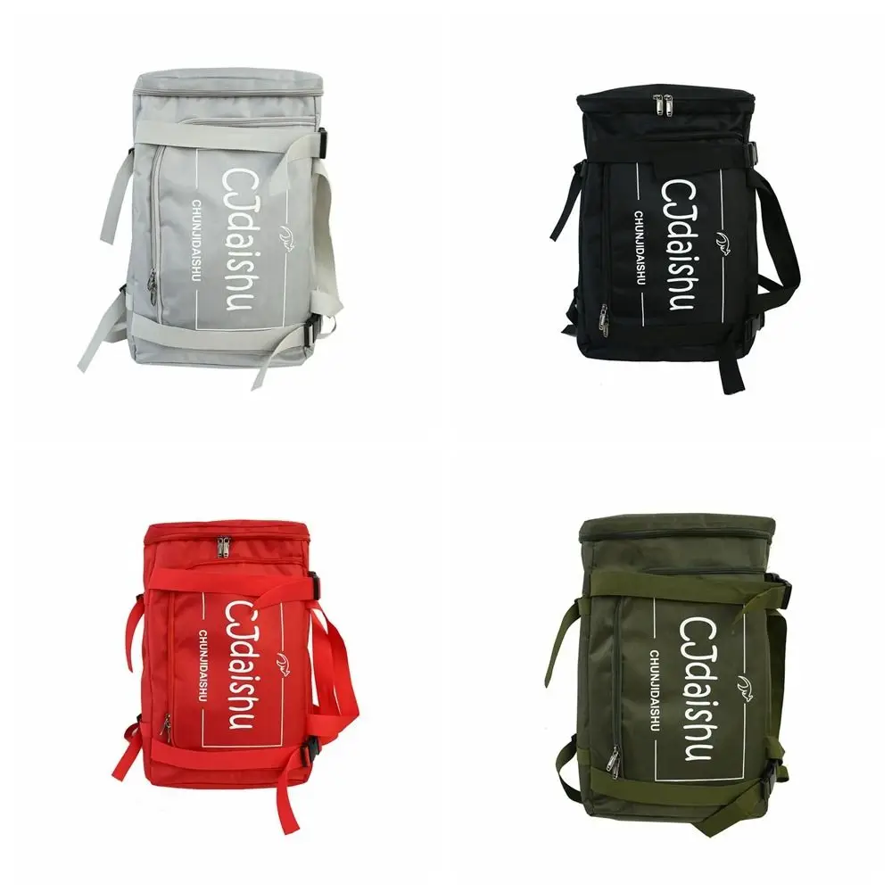 Fashion Letter Oxford Cloth Backpack Large Capacity Multi-functional Fitness Bag School Bag Climbing Backpack Travel Bag Fitness