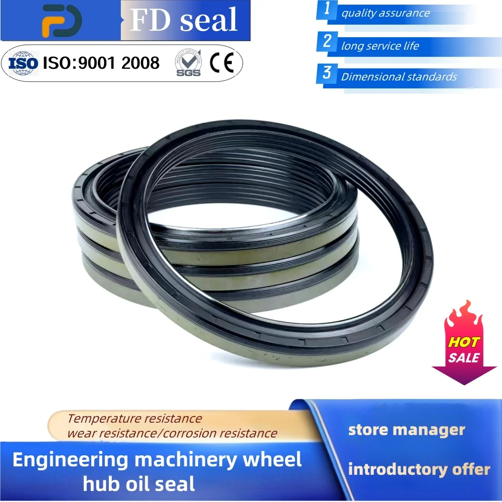 

Wheel Hub Seal 190*215*15.5/17mm NBR 12016896B RWDR CASSETTE Engineering Parts Mechanical Seal Tractor Rubber Oil Seal