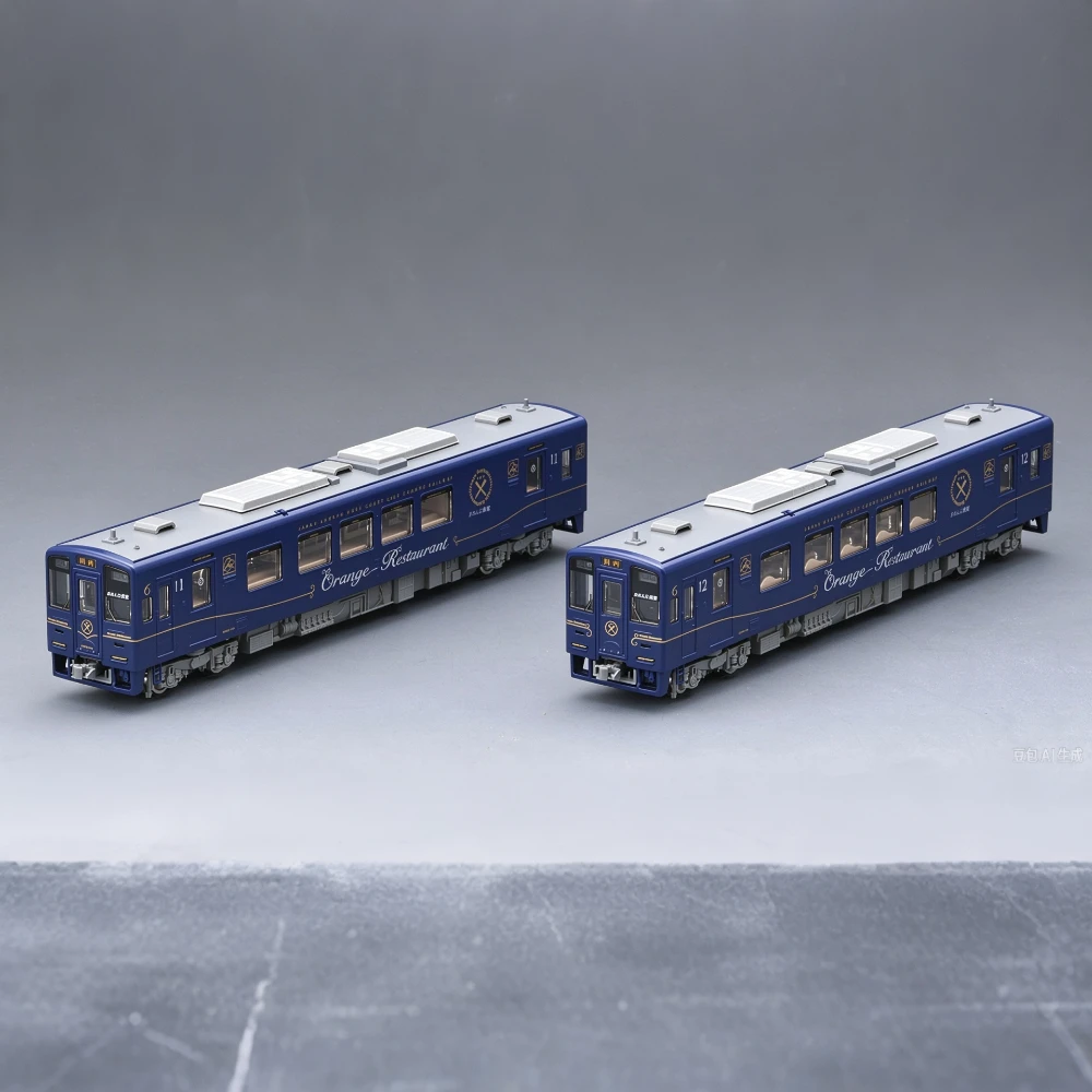 TOMIX N Scale 1/150 HSOR-100A Hisatsu Orange Railway Restaurant Dining Car 98128 Miniature Train Model Adult Collection Gift