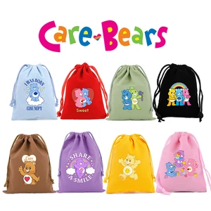 케어 곰 드로우 스트링 가방 kawaii 애니메이 6 최고의 영업 관리 곰 생일 파티 용품 - №6