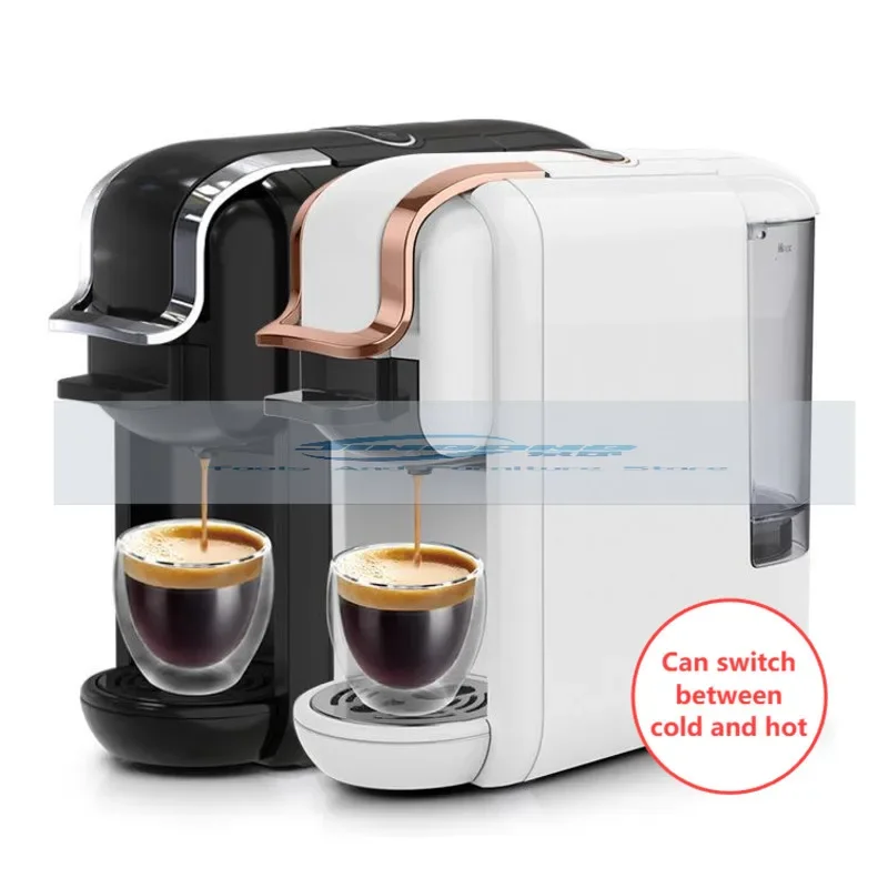 220V 1450W 600ml 19Bar 4 In 1 Multi Capsule Coffee Machine Cold Hot Milk Italian Portable Nespresso Capsule Coffee Machine