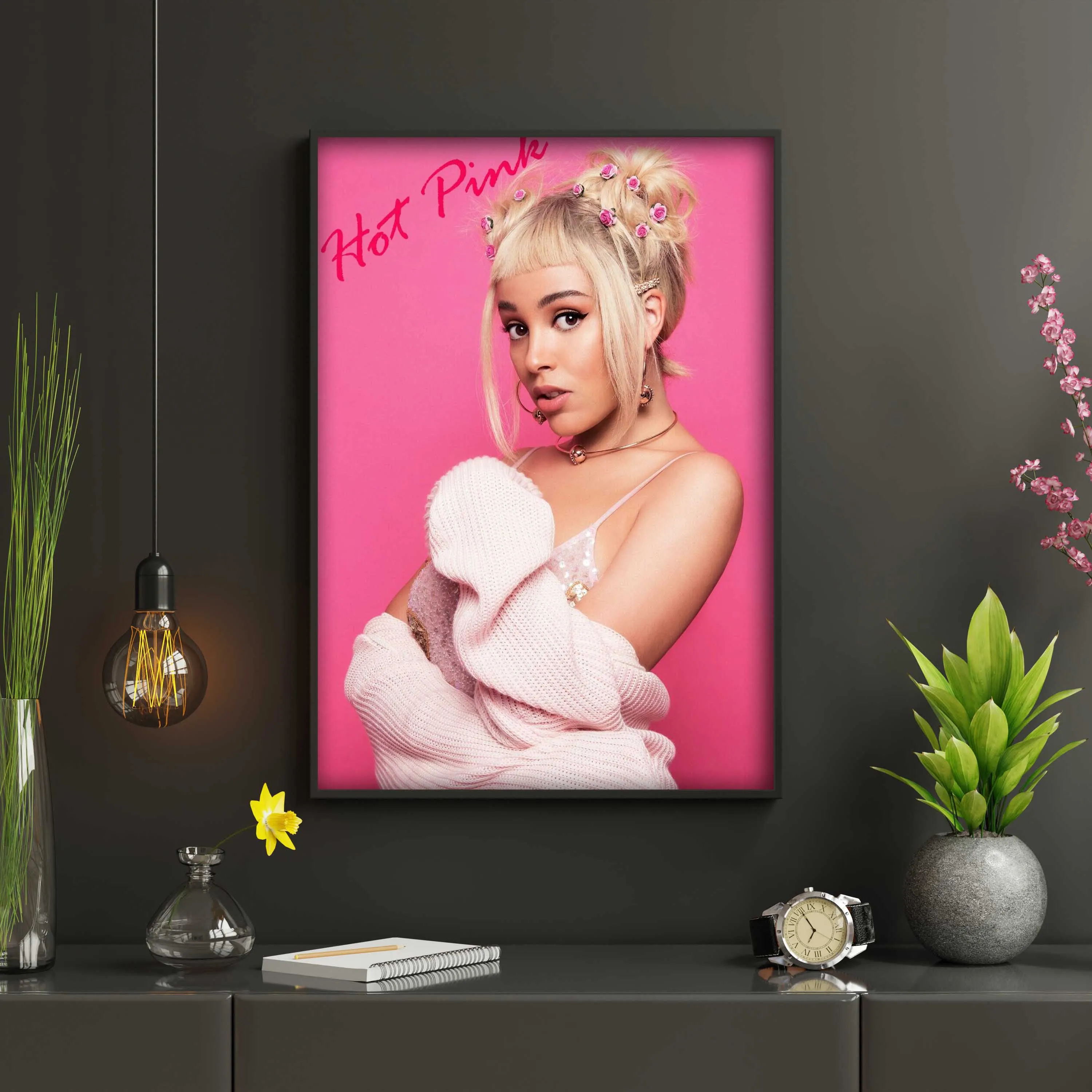 2023 Music Album Doja Cat Scarlet Poster Aesthetic Pop Hip Hop Rapper Single Ep Cover Demons Canvas Print Wall Art Room Decor