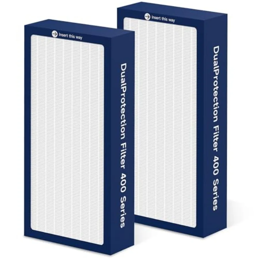 

2 Packs 400 Series Replacement Filter Compatible with Classic 400 Series Air Cleaner Purifier Model 480i 402 403 405 410 450E 4