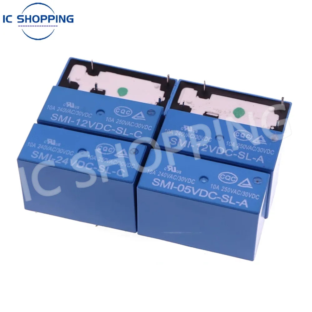 10PCS SMI-05VDC-SL-A SMI-12VDC-SL-A SMI-24VDC-SL-A SMI-05VDC-SL-C SMI-12VDC-SL-C SMI-24VDC-SL-C Power Relays