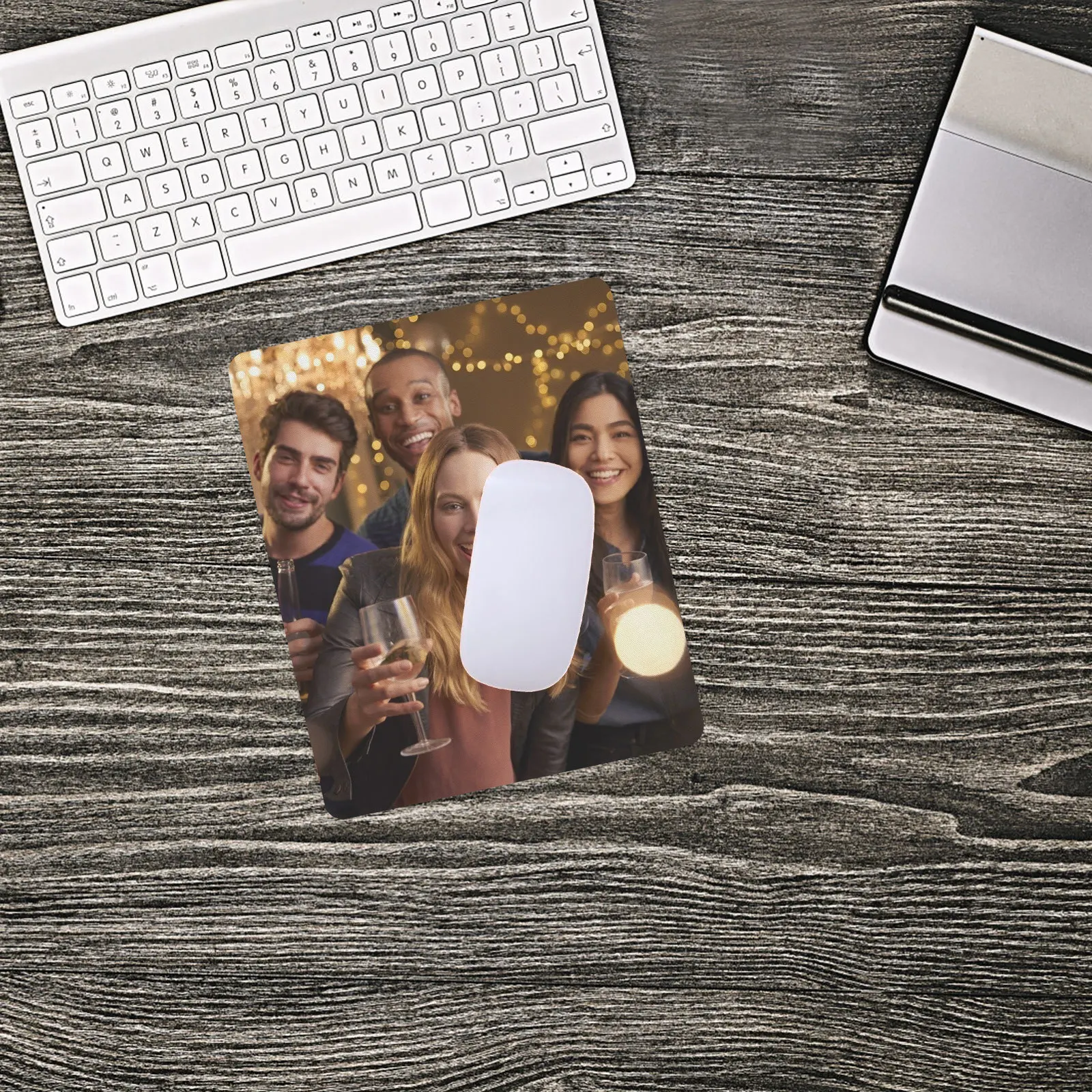 

5pcs Blank Sublimation Mouse Pads Heat Transfer Rubber Non-Skid Large Desktop Computer Gaming Mat For Office Home Modern