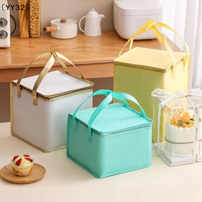Waterproof Insulated Bag Cooler Folding Picnic Basket Ice Pack Drink Box Thermal Lunch Bag Food Delivery Bag Pizza Bag〔YY32〕
