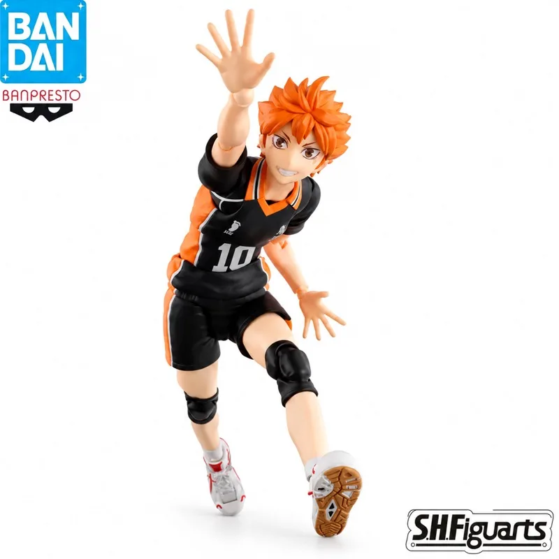 

In Stock Bandai Original S H Figuarts Haikyu Hinata Shoyo Action Figure Model Doll Brand New Boxed Anime Characters Toys Model