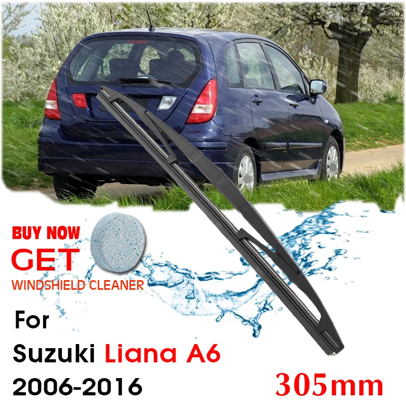 

Car Wiper Blade Rear Back Window Windscreen Windshield Wipers For Suzuki Liana A6 Hatchback 305mm 2006-2016 Auto Accessories