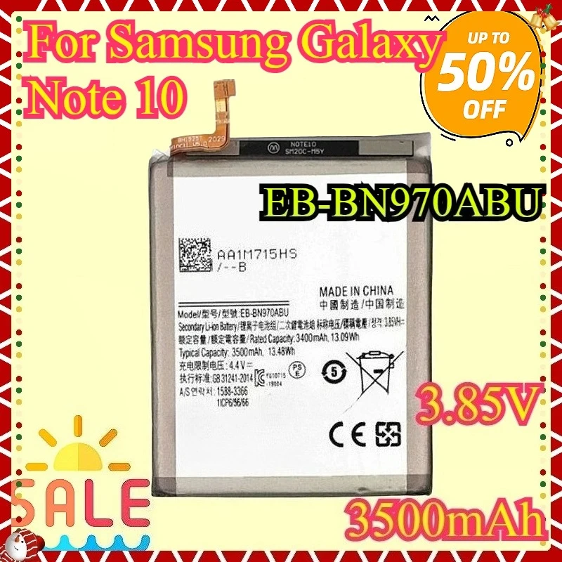 

New High quality EB-BN970ABU Replacement 3500Mah Battery For Samsung Galaxy Note 10 5G X Batteries
