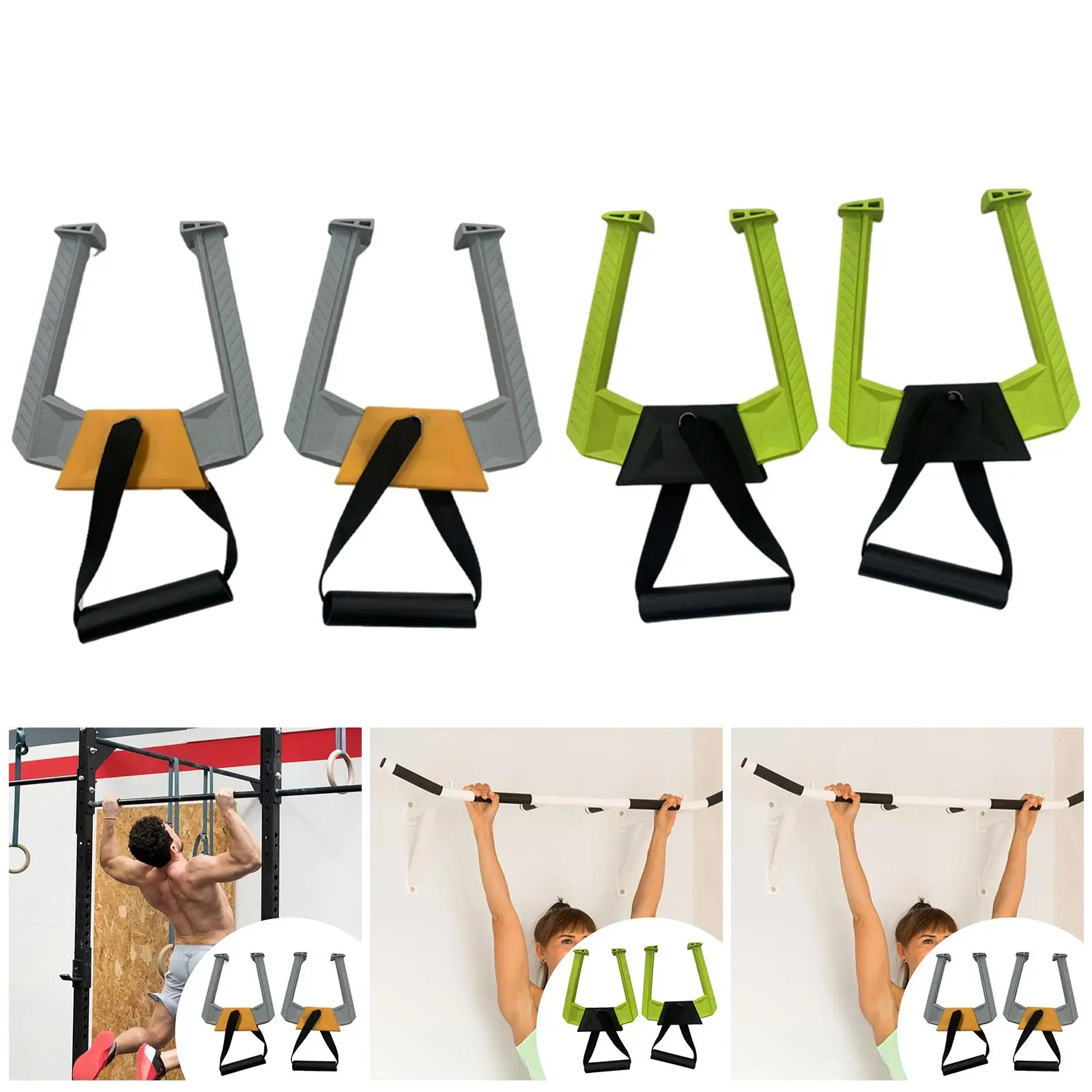 2-teilige tragbare Türrahmen-Pull-Up-Stange, vielseitige, rutschfeste Indoor-Workout-Fitnessgeräte für das Heim-Fitnessstudio-Training