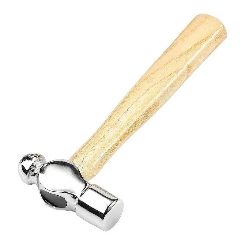 Mini Hammer Round Head Wooden Handle Car Escape Tool Multi Function Smashing Walnut Hand Hammer Kit For Daily Use