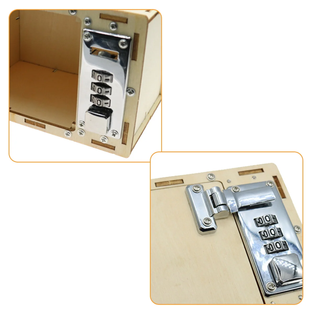 1Set Mechanical Password Box DIY Educational Tool Kids Secret Storage Improve Hands-on Ability DIY Password Case