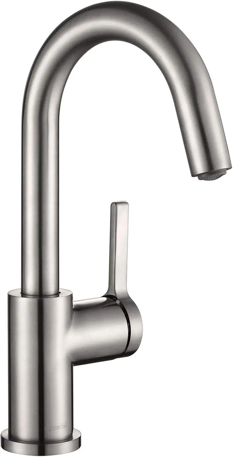 

AS1010BN Brushed Nickel Bar Faucet or Prep Kitchen Sink Faucet with Single Handle