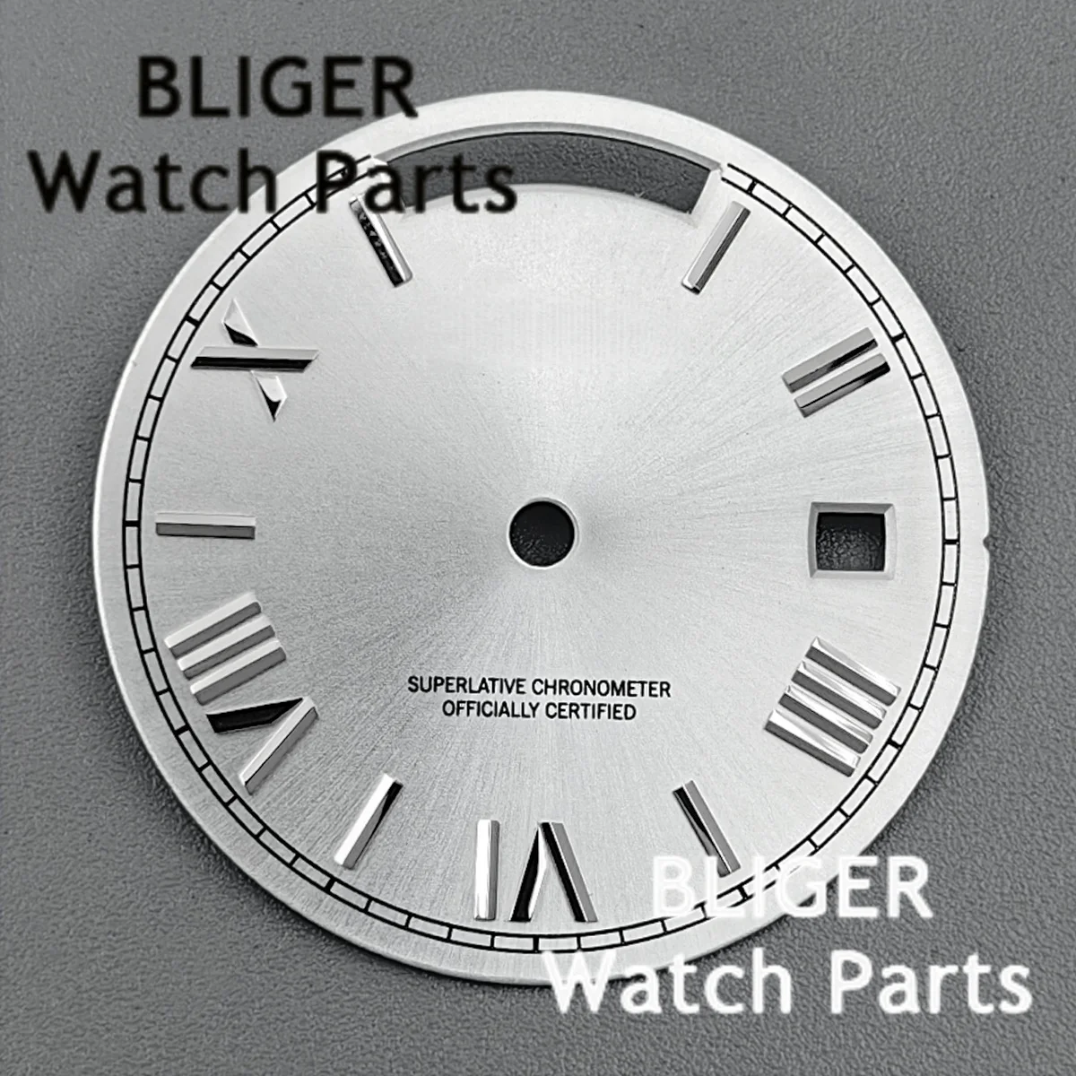 BLIGER 29 مللي متر متعدد الألوان أمة الله/التدرج ساعة الطلب حافة رومانية المزدوج تاريخ نافذة صالح ميوتا 8285 ساعة يد تعمل بالحركة استبدال أجزاء