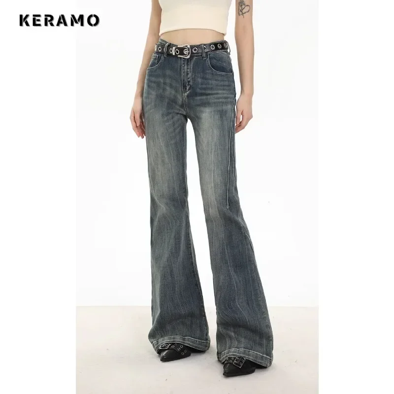 Imagem -05 - Calça Jeans Harajuku Feminina Cintura Alta Jeans Solto Perna Larga Larga Larga Rua Alta Estilo Casual Vintage Verão Y2k 2023