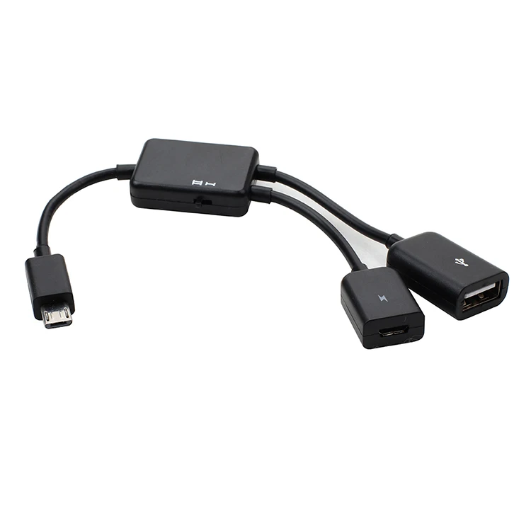 1PC Micro USB HUB Concentrator Charge and Date Transfer For WIN8-8.1-10 Laptop Notebook Computer Keyboard Mouse