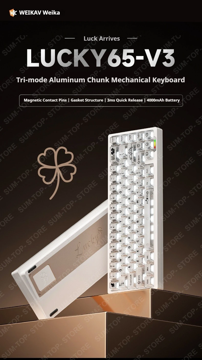 Lucky65 V3 Sugar65 V2 Lucky65 V2 Wireless Aluminum Mechanical