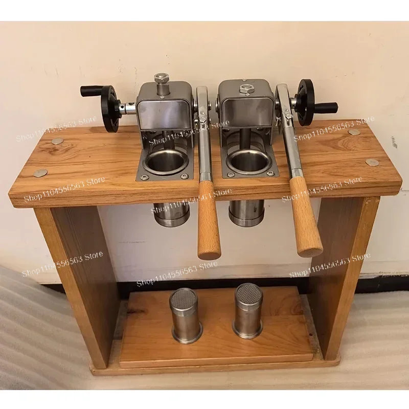 Hand Crack Ice Cream Noodle Maker, Manual Gelato Pasta Extruding Machine, Matcha Ice Cream Molding Tool