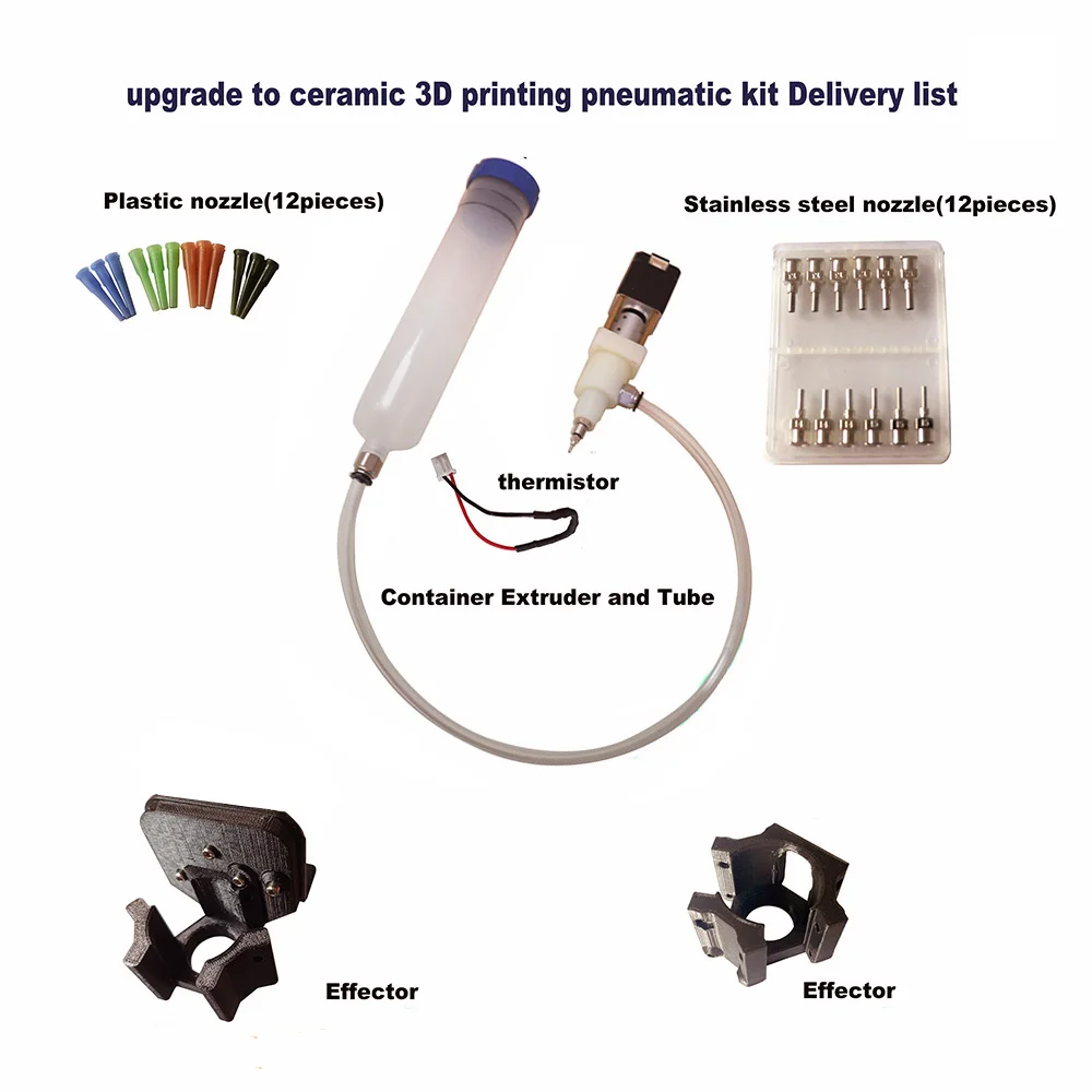 

3D-принтер из керамической глины, для комплекта обновления Ender 3 CR-10. Пневматический должен компрессор TC-30.