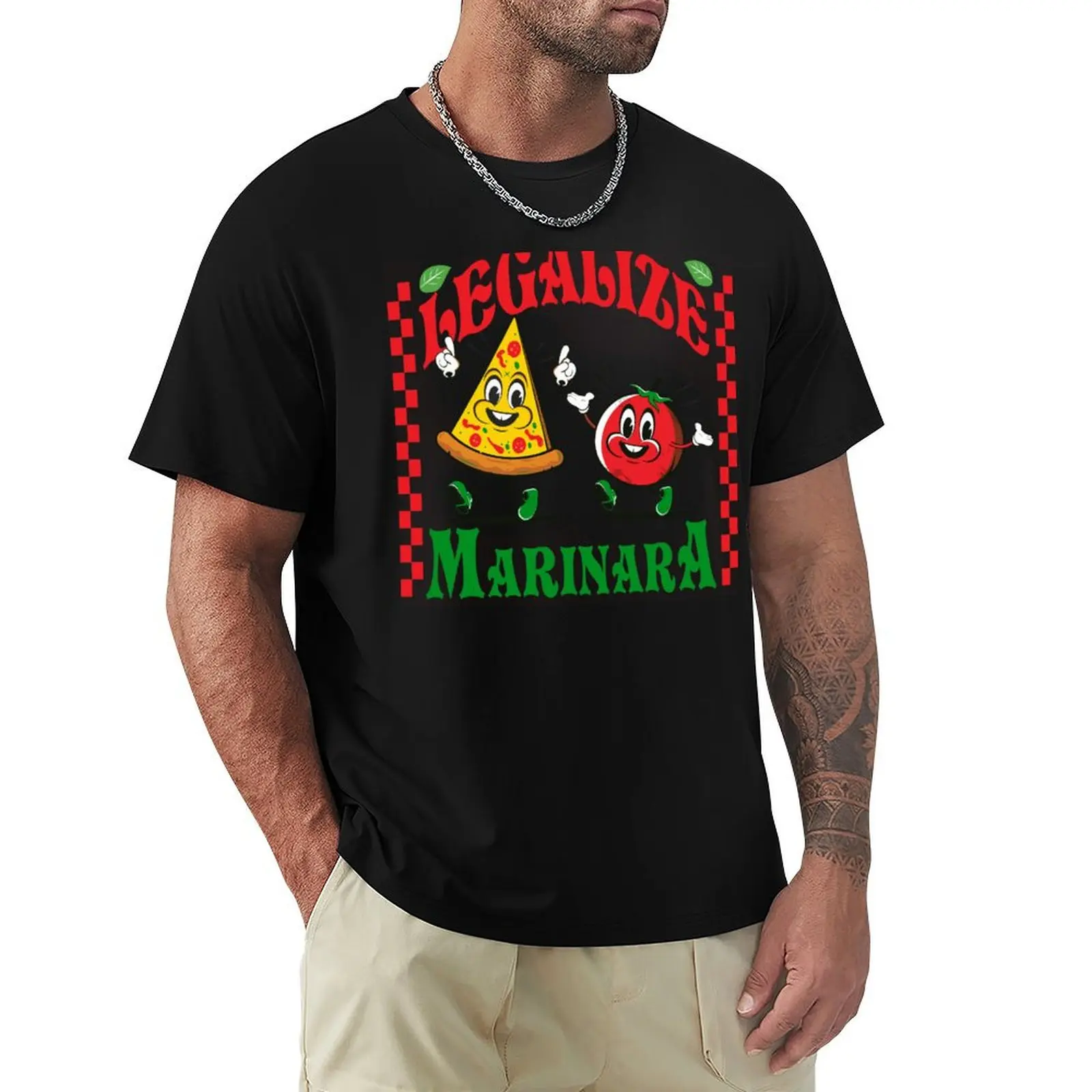 Футболка Legalize Marinara Lts, свободного кроя, большого размера.
