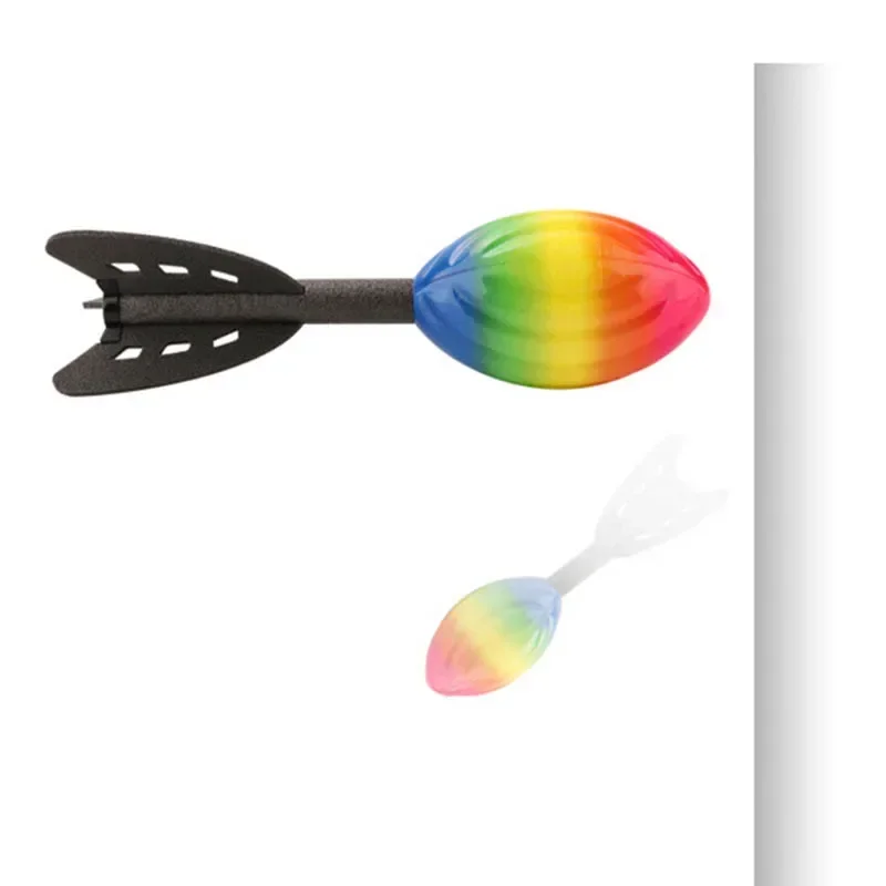 Rainbow Mini Rocket Zacht schuimwerpspel voor competitief buitenplezier Perfect speelgoed Sportcadeau voor jongens en kinderen overal