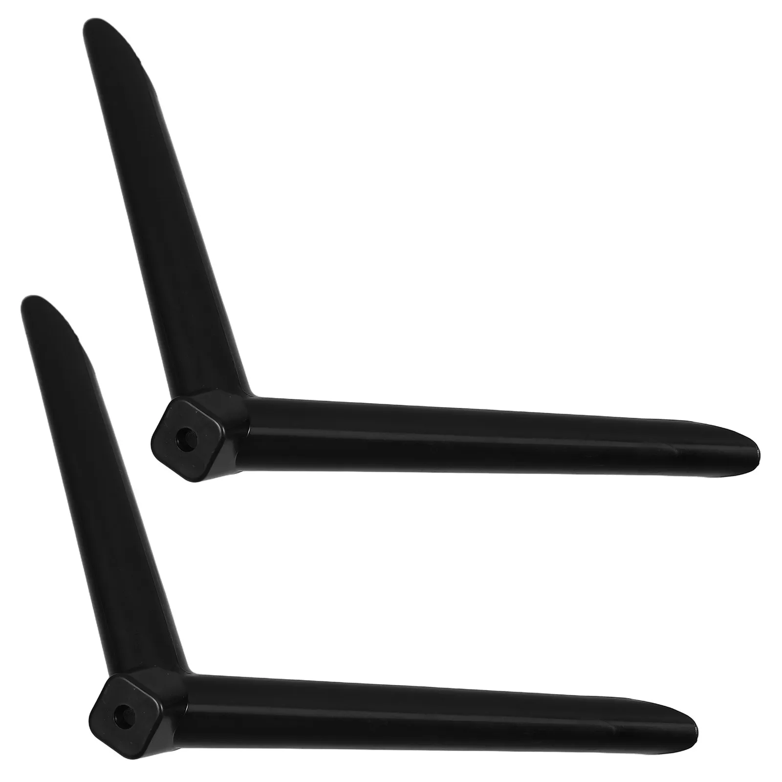 1Pair Universal TV Base Stand Heavy Duty Replacement Legs Stable Support Pedestal for Flat Screen Tvs Home Office Bedroom Use