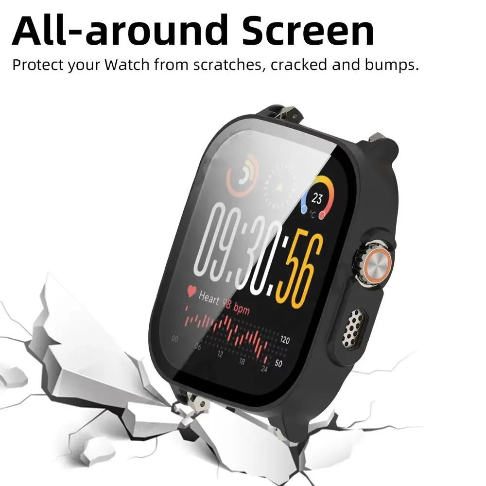 2pcs Silicone Band+Case For Realme Watch 5 Wristband Accessories For Realme Watch 5 Screen Protective Shell Watchband Bracelet image 4