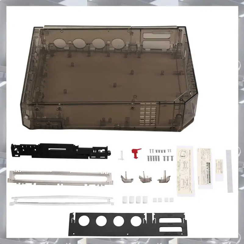 Hot Selling-For Wii Full Case Cover Housing Shell With Buttons For NS-Wii Transparent Housing Shell Case For Wii Game Console,Fo