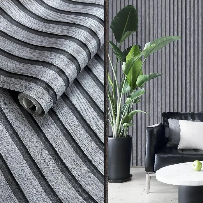 Vintage New Chinese Woodgrain Wallpaper Living Room Bedroom Tea Room Background Wallpaper Non Self Adhesive wallpapers