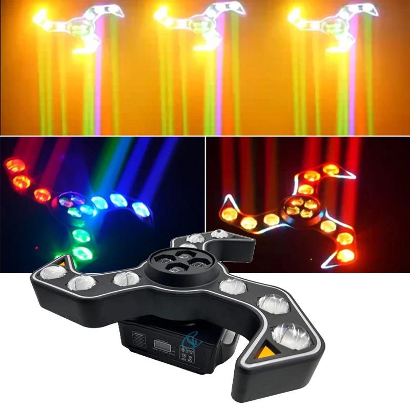 

RGBW Disco Lights Stage DJ Party Light LED 120W Beam Strobe Lamp For Party Club Home Holiday Decoration