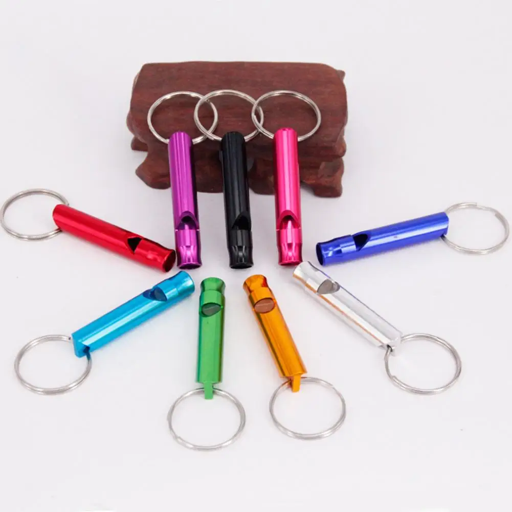 5Pcs/Set Whistle Keychain  Lightweight   Whistle Universal Compact Whistle