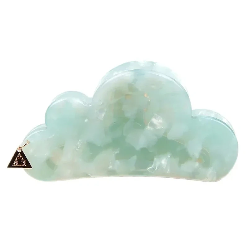 

7,3x3,8 см, высококачественные женские простые заколки, заколки для волос, облака, ацетат, цветущие модные заколки для волос, идеальный подарок, милые заколки для волос