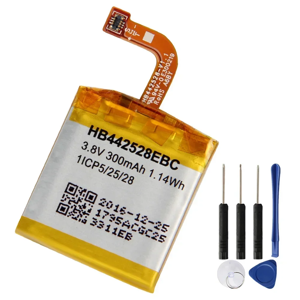 New HB442528EBC Watch Battery Replacement For Huawei Watch1 With Tools