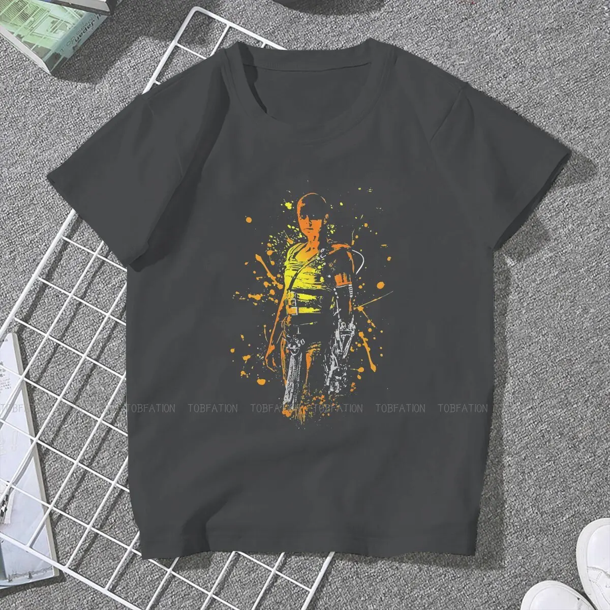 Furiosa fine Art Style Design Unique TShirt for Girl Mad Max Film 4XL Creative Gift Idea  T Shirt Ofertas