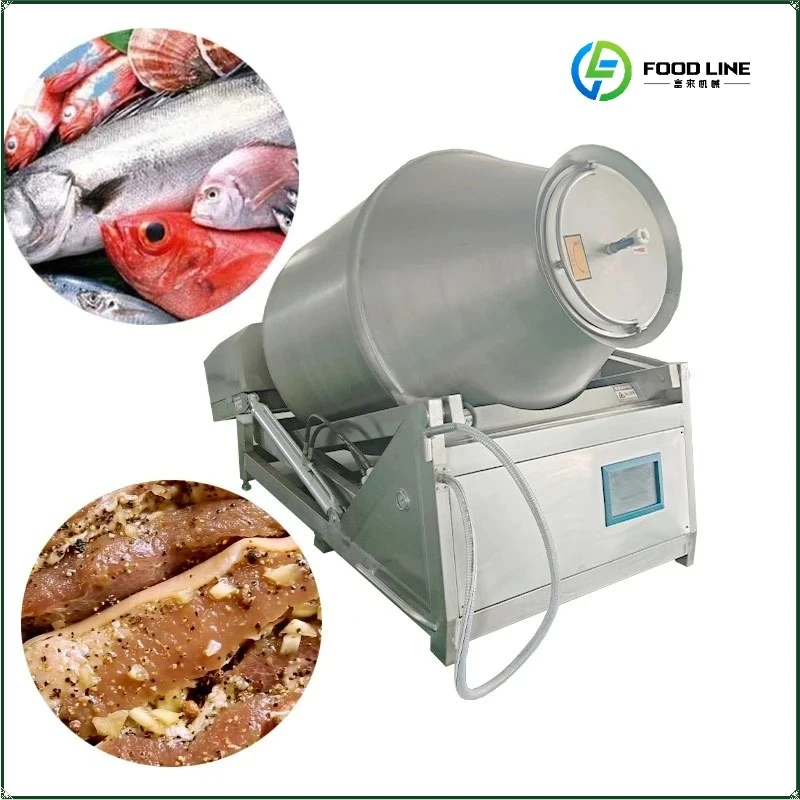Automatic Vacuum Hydraulic Fish Beef Steak Lamb Vegetable Meat Dried Fruit Marinating Pickling Machine FL Customized