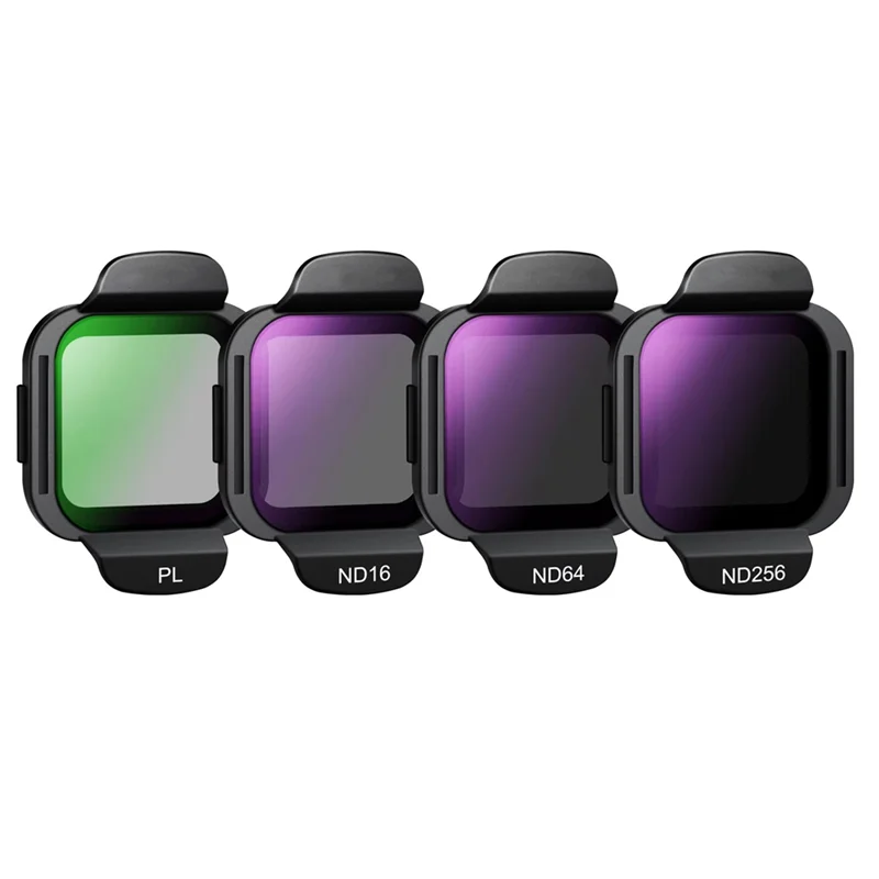 DJI 플립 스냅온 HD 광학 유리 중성 밀도 렌즈 필터용 ABKQ 편광 ND 필터 키트, 향상된 항공 촬영