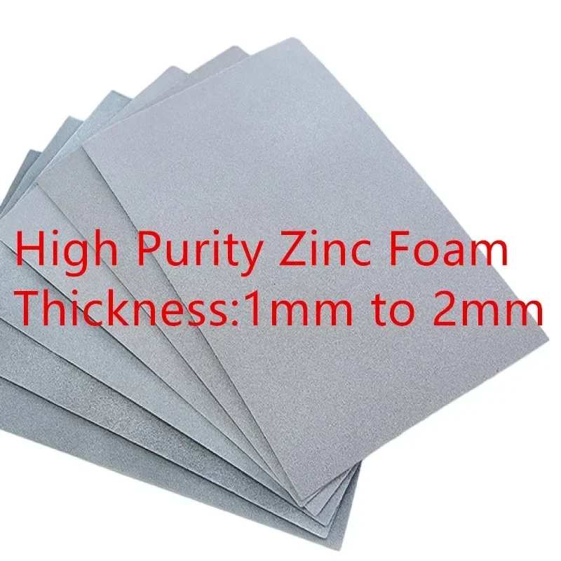 Zinc Foam Porous foam zinc Research experimental materials Znion Metal electrode batteries  Znion