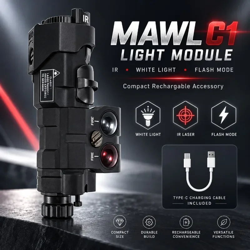 MAWL C1 Multi-source Illumination Model Fitting, Durable Hobby Ornament for Model DIY Upgrade