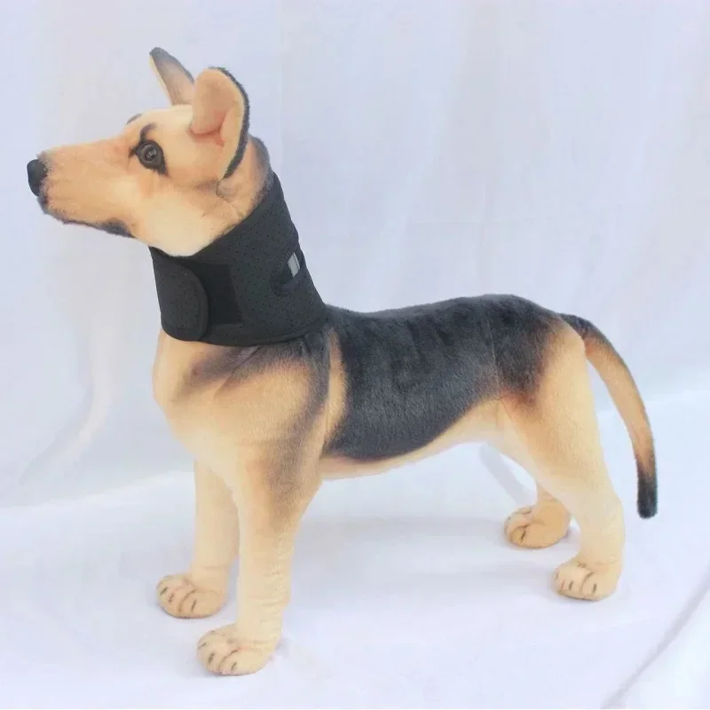 Adjustable Dog Cervical Neck Brace for IVDD, Vertebra Sprain & Instability, Restrict Neck Movement