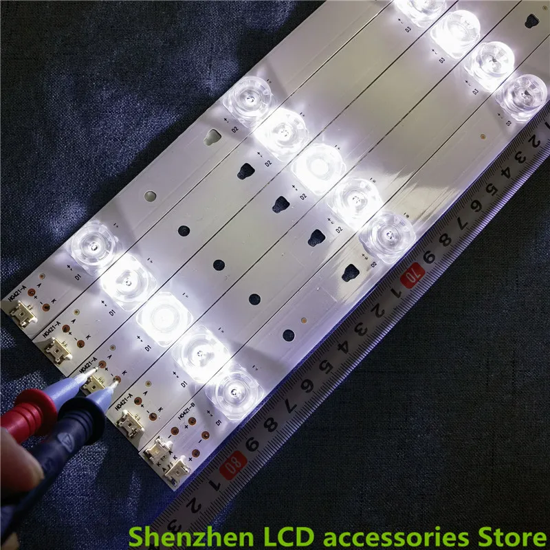 50 قطعة-10TV LED42D10A-ZC14DFG-01 42 بوصة استخدام الألومنيوم 823 مللي متر 100% جديد LCD TV الخلفية بار