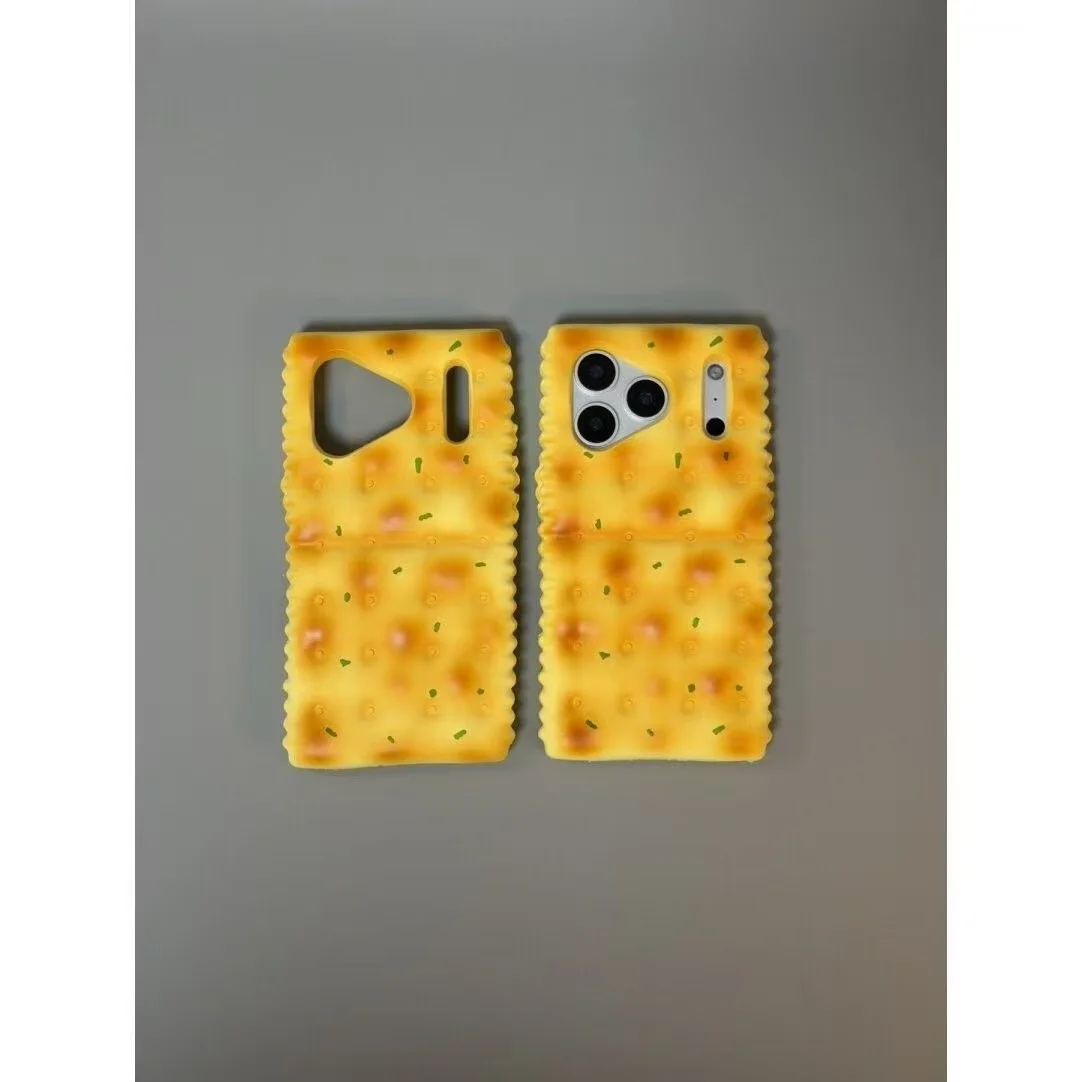 Creative 3D Realistic Soda Cracker Phone Case for iPhone 13, 11, 12, 14, 15 Plus, 16, 17 Pro Max  Quirky & Premium Style