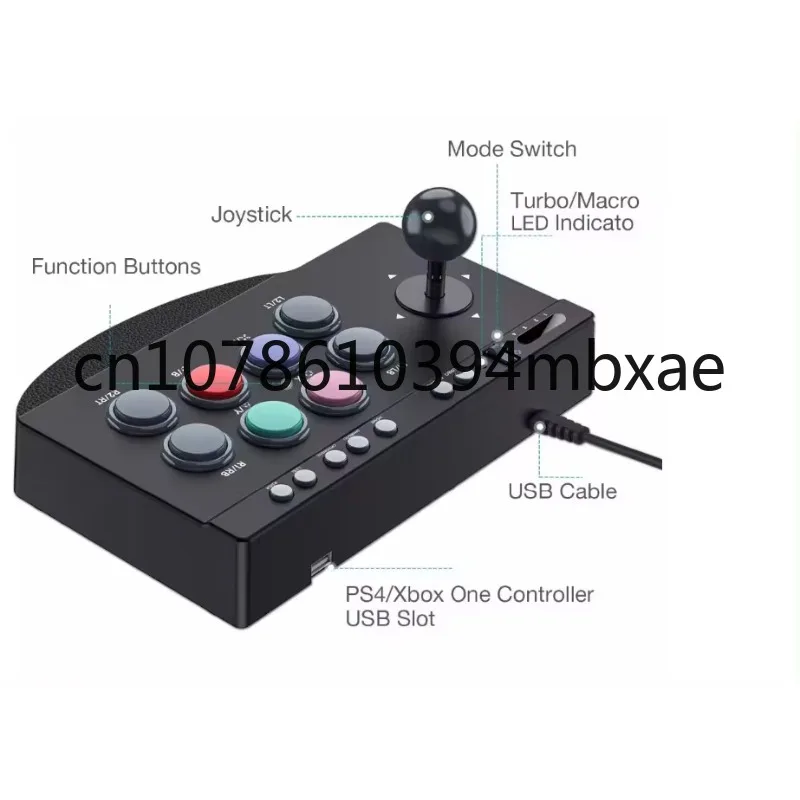 PXN 0082 Factory Original USB Arcade Fighting Stick Joystick For PS4 PS3 /Xbox one&series/PC/Switch/Android Game Accessories