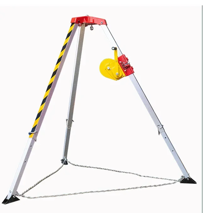 

Fall Protection Portable Confined Space Safty Tripod Kit Rescue Tripod