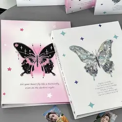 Instax Korea Kpop Photo Storage Albums Idol Star Photocard Holder Photo Album Butterfly A4/A5 Binder Kawaii Collect Book