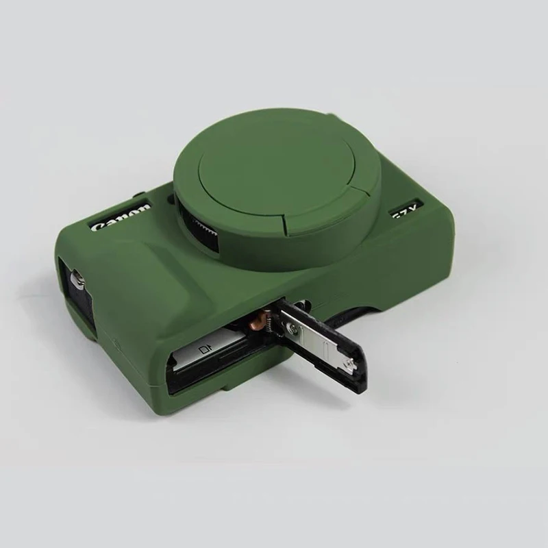 Funda protectora de goma de silicona para cámara Canon PowerShot G7X MarkIII G7XIII G7X3 DSLR, bolsa protectora para vídeo